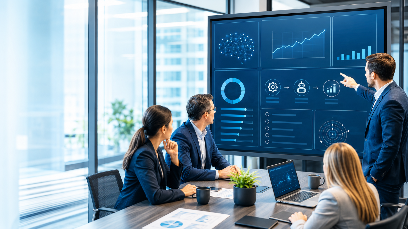 Meeting to discuss implement AI